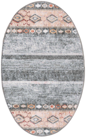 Washable Green 2' x 3' 1 Timeless Oval Area Rug Easy to Clean Stain Resistant & Durable Traditional Classic Vintage Design Carpet for Sale at Rug Engine