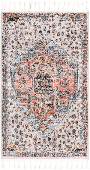 Gray 3' 3 x 5' 3 Aramis Rectangle Area Rug Polypropylene With Cotton Backing Easy Clean Living Room Bedroom Dining Office Carpet for Sale at Rug Engine