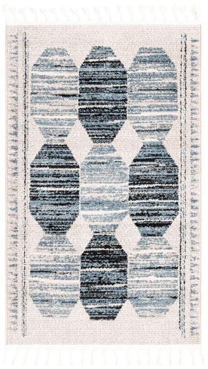 Blue 3' 3 x 5' 3 Aramis Rectangle Area Rug Polypropylene With Cotton Backing Easy Clean Living Room Bedroom Dining Office Carpet for Sale at Rug Engine