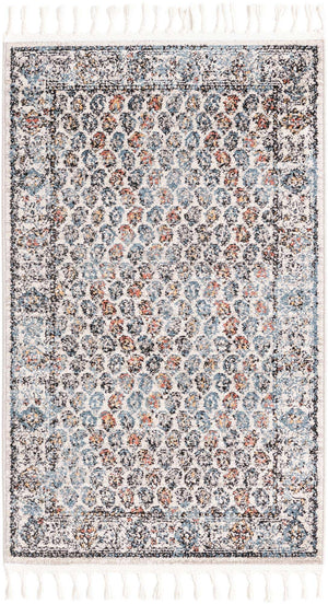 Multicolor 3' 3 x 5' 3 Aramis Rectangle Area Rug Polypropylene With Cotton Backing Easy Clean Living Room Bedroom Dining Office Carpet for Sale at Rug Engine