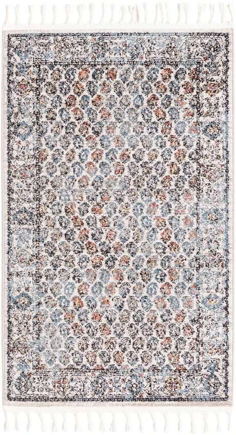 Multicolor 3' 3 x 5' 3 Aramis Rectangle Area Rug Polypropylene With Cotton Backing Easy Clean Living Room Bedroom Dining Office Carpet for Sale at Rug Engine