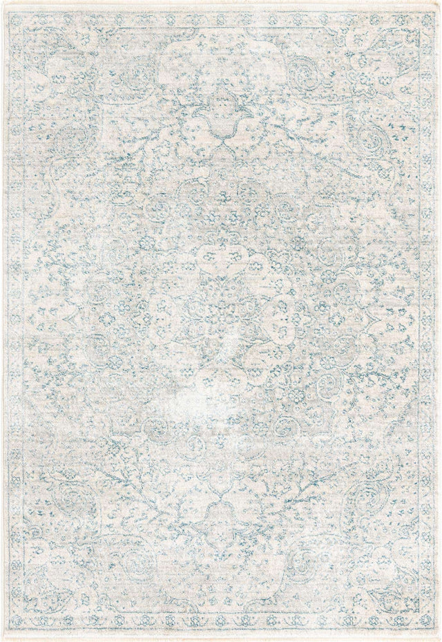 Gray 3' 3 x 5' 3 Newport Rectangle Area Rug 100% Polypropylene Traditional Distressed Classic Contemporary Carpet for Home Decor for Sale at Rug Engine