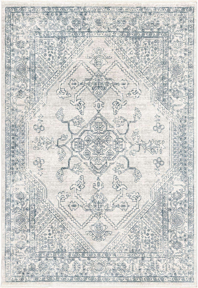 Gray 2' x 3' 1 Newport Rectangle Area Rug 100% Polypropylene Traditional Distressed Classic Contemporary Carpet for Home Decor for Sale at Rug Engine
