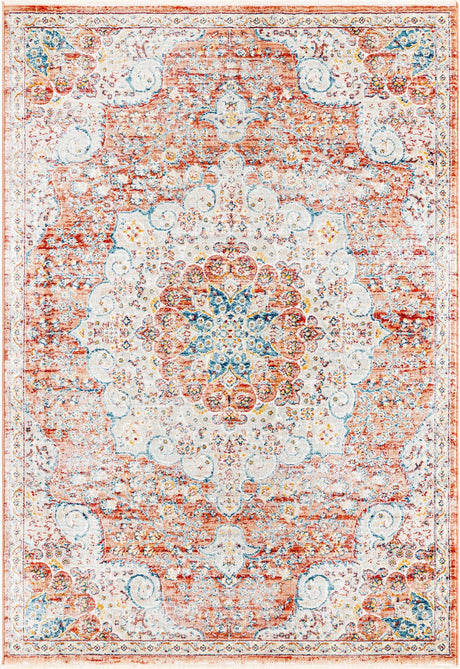 Red 2' x 3' 1 Newport Rectangle Area Rug 100% Polypropylene Traditional Distressed Classic Contemporary Carpet for Home Decor for Sale at Rug Engine