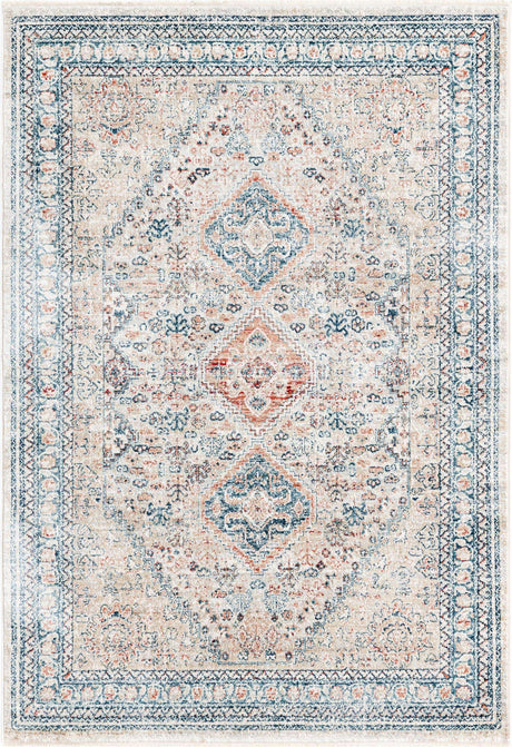 Multicolor 2' x 3' 1 Newport Rectangle Area Rug 100% Polypropylene Traditional Distressed Classic Contemporary Carpet for Home Decor for Sale at Rug Engine