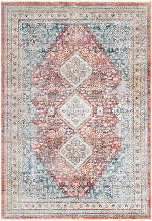 Red 2' x 3' 1 Newport Rectangle Area Rug 100% Polypropylene Traditional Distressed Classic Contemporary Carpet for Home Decor for Sale at Rug Engine