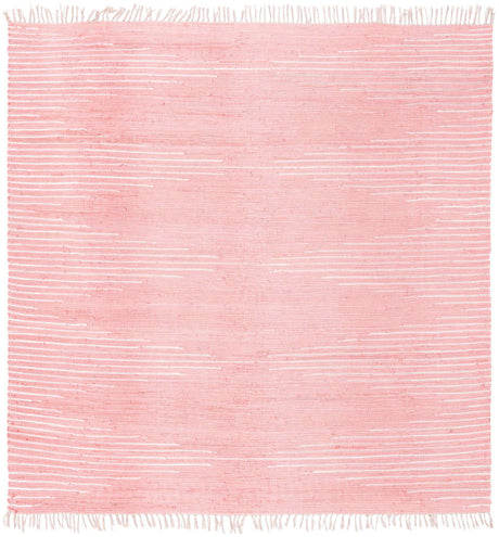 Rose 10' x 10' Chindi Cotton Square Rug