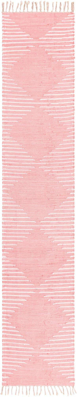 Rose 3' x 13' 1 Chindi Cotton Runner Rug