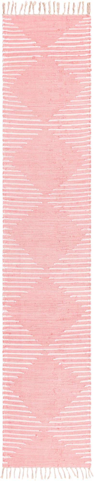 Rose 3' x 13' 1 Chindi Cotton Runner Rug