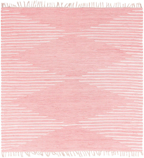 Rose 7' 1 x 7' 1 Chindi Cotton Square Rug