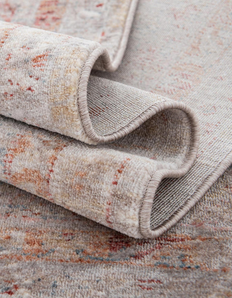 Multicolor 3' 3 x 3' 3 Noble Square Area Rug 100% Polyester Traditional Distressed Classic Contemporary Carpet for Home Decor for Sale at Rug Engine