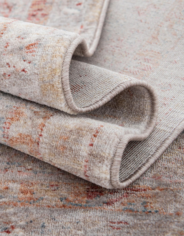 Multicolor 3' 3 x 3' 3 Noble Square Area Rug 100% Polyester Traditional Distressed Classic Contemporary Carpet for Home Decor for Sale at Rug Engine