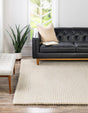 Ivory 10' x 10' Felt Ball Square Area Rug Stunning All Natural 100% Wool Luxury Hand Woven Carpet for Modern Home Interiors Soft Touch Marshmallow Rug for Sale at Rug Engine
