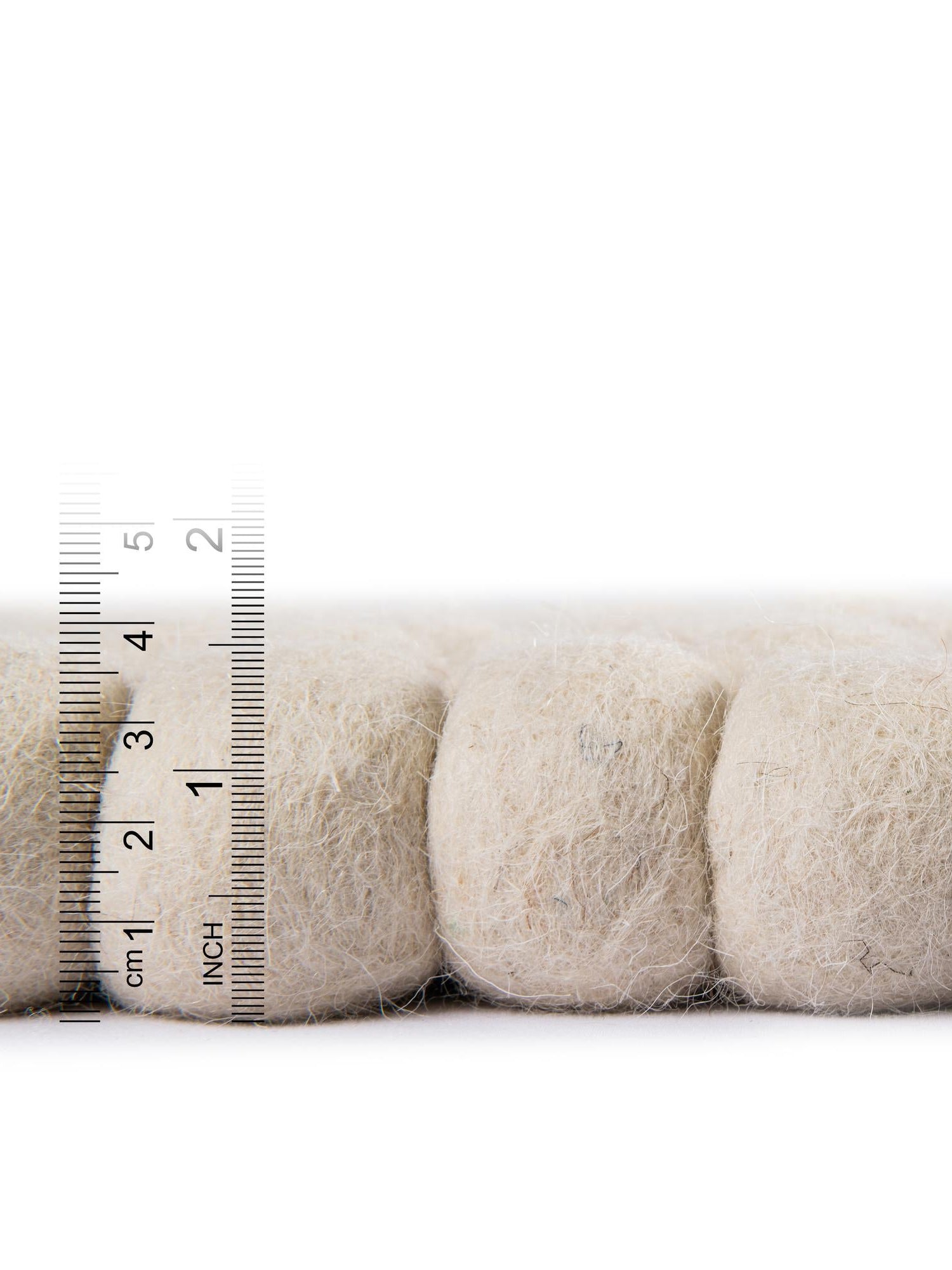 Ivory 7' 10 x 7' 10 Felt Ball Square Area Rug Stunning All Natural 100% Wool Luxury Hand Woven Carpet for Modern Home Interiors Soft Touch Marshmallow Rug for Sale at Rug Engine