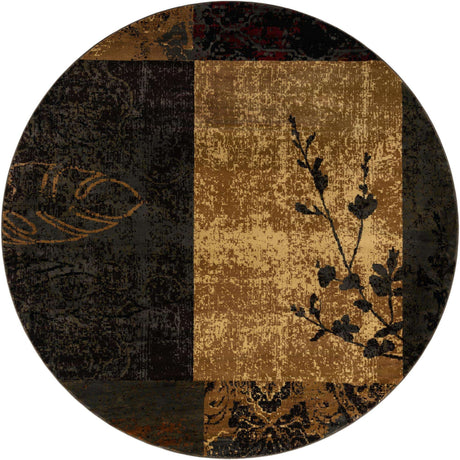 Beige 10' x 10' Barista Round Area Rug 100% Polypropylene Abstract Modern Geometric Carpet for Living Room Dining Office Dorm Room Decor for Sale at Rug Engine