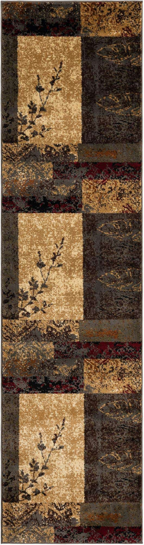 Beige 2' 7 x 10' Barista Runner Area Rug 100% Polypropylene Abstract Modern Geometric Carpet for Living Room Dining Office Dorm Room Decor for Sale at Rug Engine