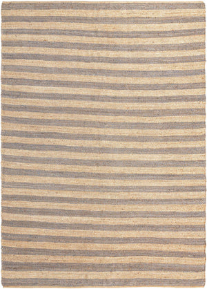 Gray Ivory 10' x 14' 1 Braided Jute Rectangle Rug