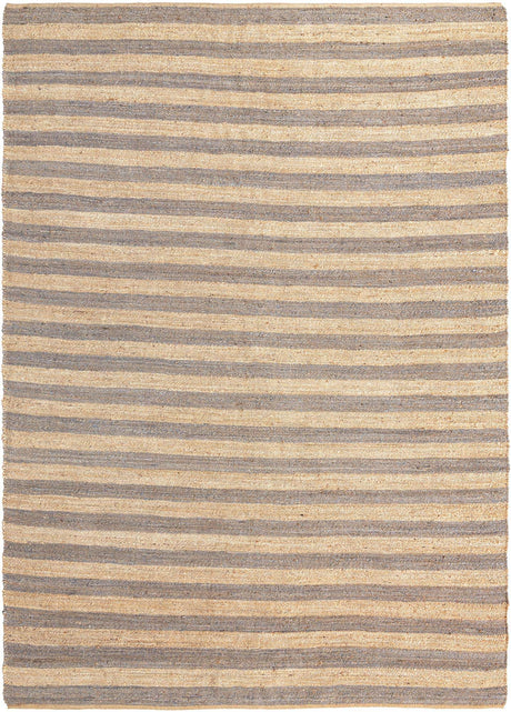 Gray Ivory 10' x 14' 1 Braided Jute Rectangle Rug