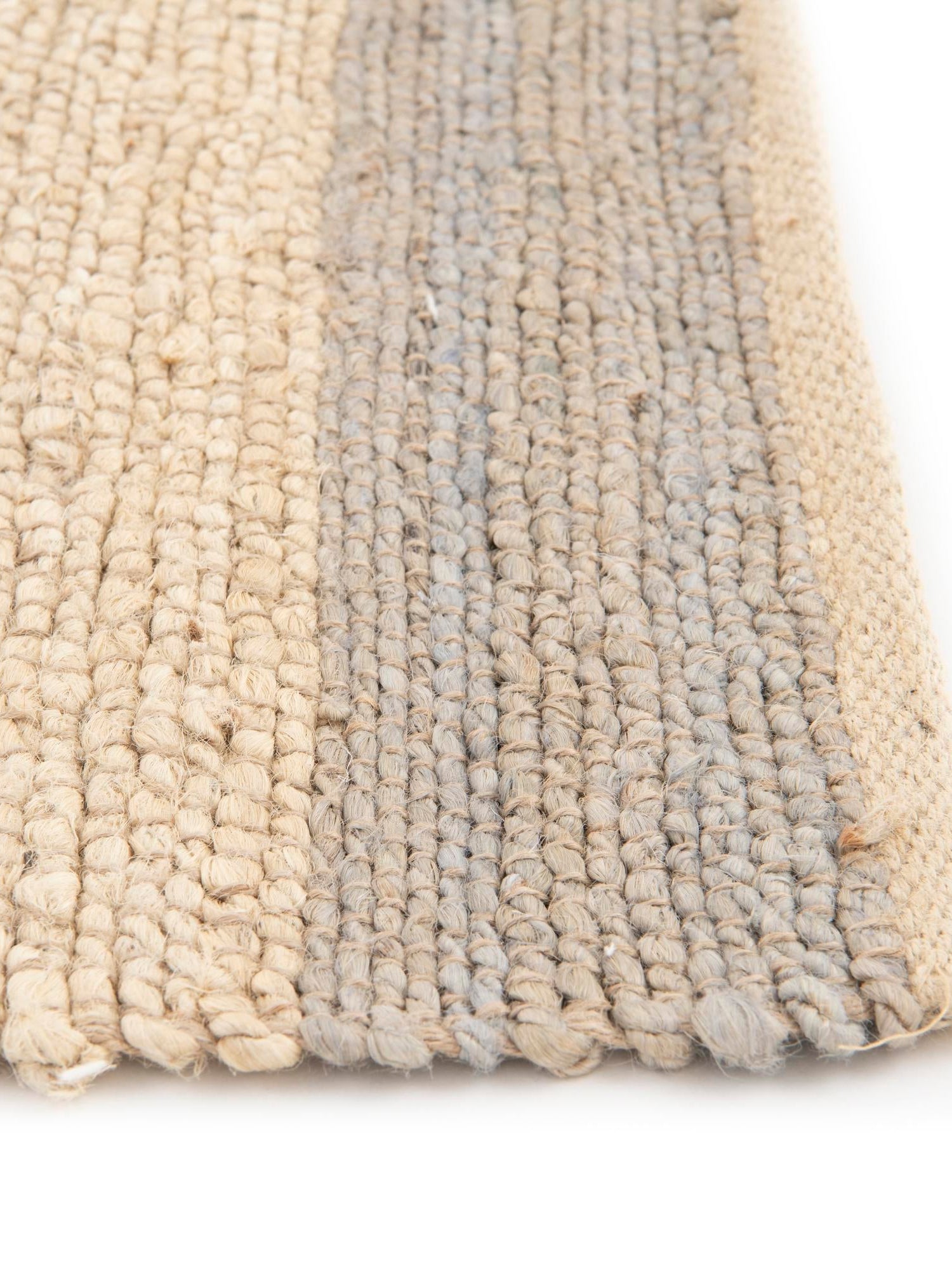 Gray Ivory 9' x 12' Braided Jute Rectangle Area Rug 100% Jute Hand Braided Natural Eco-Friendly Boho Style Carpet for Living Rooms Dining Office Space Dorms for Sale at Rug Engine