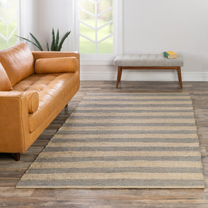 Gray Ivory 9' x 12' Braided Jute Rectangle Rug