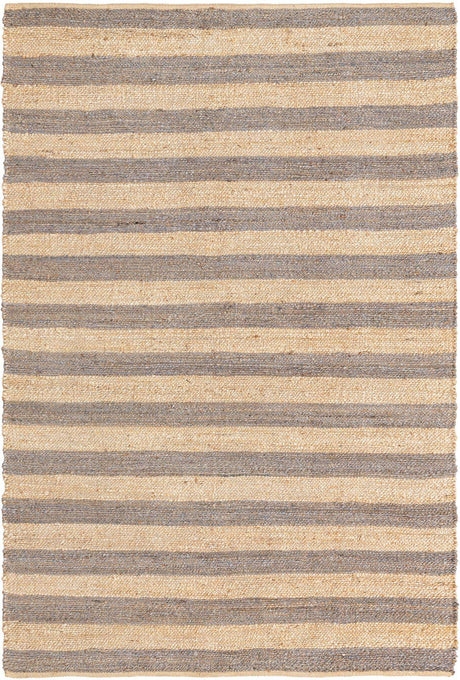 Gray Ivory 6' 1 x 9' Braided Jute Rectangle Rug