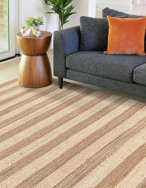 Natural Ivory 6' 1 x 9' Braided Jute Rectangle Rug