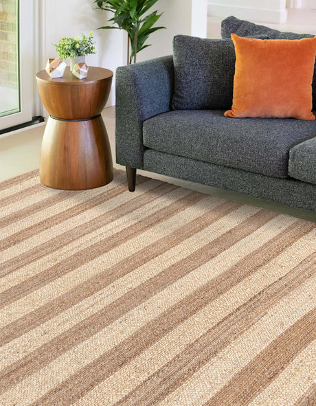 Natural Ivory 10' x 14' 1 Braided Jute Rectangle Area Rug 100% Jute Hand Braided Natural Eco-Friendly Boho Style Carpet for Living Rooms Dining Office Space Dorms for Sale at Rug Engine