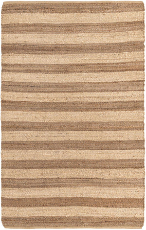 Natural Ivory 5' 1 x 8' Braided Jute Rectangle Rug