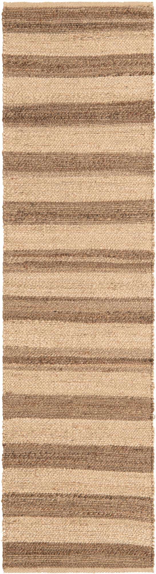 Natural Ivory 2' 2 x 8' Braided Jute Runner Rug