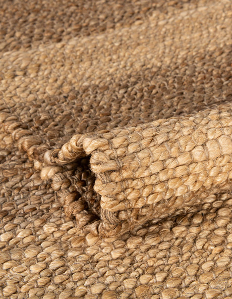 Natural Ivory 7' 10 x 7' 10 Braided Jute Square Area Rug 100% Jute Hand Braided Natural Eco-Friendly Boho Style Carpet for Living Rooms Dining Office Space Dorms for Sale at Rug Engine