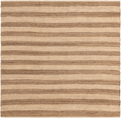 Natural Ivory 8' x 8' Braided Jute Square Rug