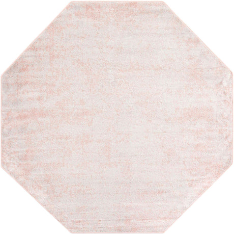 Carnation Pink 7' 1 x 7' 1 Eos Octagon Area Rug 100% Polypropylene Stain Resistant Carpet With Cotton Backing Marbled Design for Living, Dining Room, Office for Sale at Rug Engine