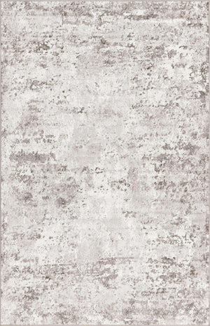 Stone Gray 6' 1 x 9' Eos Rectangle Area Rug 100% Polypropylene Stain Resistant Carpet With Cotton Backing Marbled Design for Living, Dining Room, Office for Sale at Rug Engine