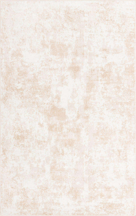Sand 6' 1 x 9' Eos Rectangle Area Rug 100% Polypropylene Stain Resistant Carpet With Cotton Backing Marbled Design for Living, Dining Room, Office for Sale at Rug Engine