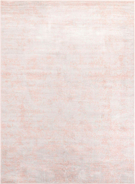 Carnation Pink 7' 10 x 11' Eos Rectangle Area Rug 100% Polypropylene Stain Resistant Carpet With Cotton Backing Marbled Design for Living, Dining Room, Office for Sale at Rug Engine