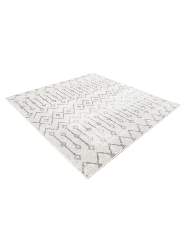 Pearl 5' 3 x 5' 3 Bohemian Trellis Square Area Rug 100% Polypropylene With Cotton Backing Geometric Modern Boho Decor Carpet for Living Rooms Office Dining Kitchen Interior Design for Sale at Rug Engine