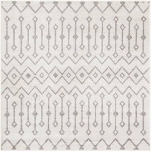 Pearl 5' 3 x 5' 3 Bohemian Trellis Square Area Rug 100% Polypropylene With Cotton Backing Geometric Modern Boho Decor Carpet for Living Rooms Office Dining Kitchen Interior Design for Sale at Rug Engine