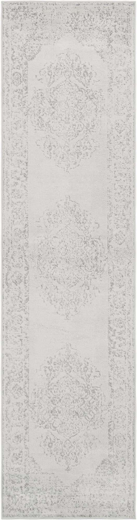 Ivory 2' 7 x 10' Oxford Runner Area Rug