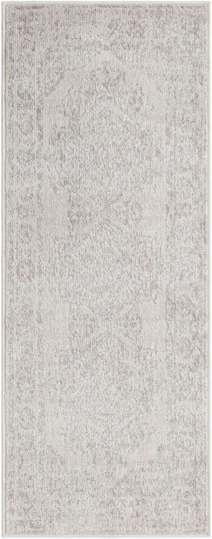 Ivory 2' x 5' 3 Oxford Runner Area Rug