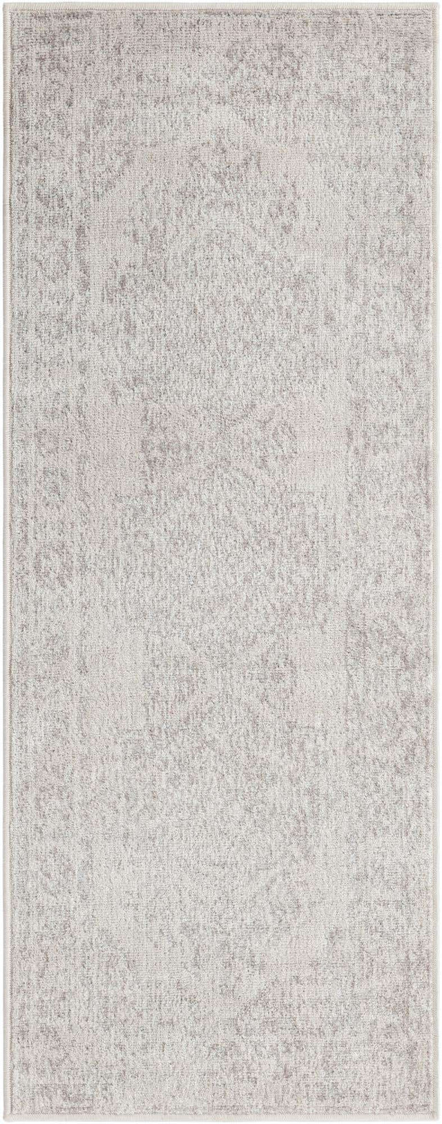 Ivory 2' x 5' 3 Oxford Runner Area Rug