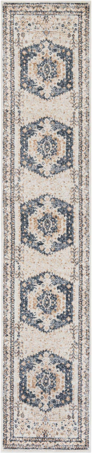 Cream 2' 7 x 13' 1 Oxford Runner Area Rug