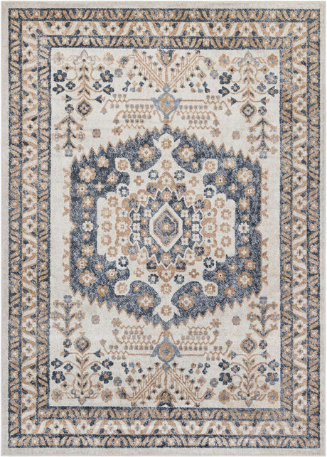 Cream 7' 10 x 11' Oxford Rectangle Area Rug
