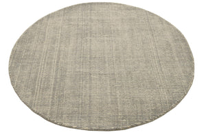 Grey Manor 4' 1 x 4' 1 Jill Zarin English Manor Round Area Rug 100% Premium Natural Wool Handwoven Carpet for Living Rooms, Office Space, Bedrooms, Dorms for Sale at Rug Engine