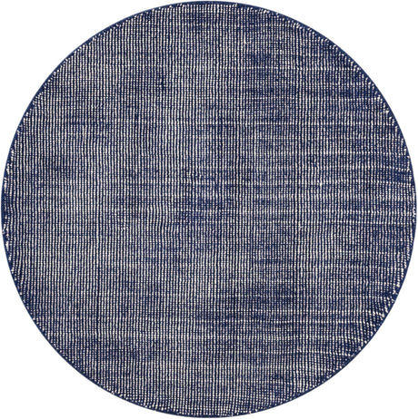 Blueberry 4' 1 x 4' 1 Jill Zarin English Manor Round Area Rug 100% Premium Natural Wool Handwoven Carpet for Living Rooms, Office Space, Bedrooms, Dorms for Sale at Rug Engine