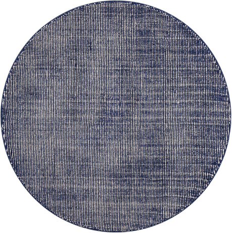 Blueberry 5' 3 x 5' 3 Jill Zarin English Manor Round Area Rug 100% Premium Natural Wool Handwoven Carpet for Living Rooms, Office Space, Bedrooms, Dorms for Sale at Rug Engine