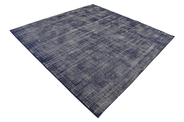 Blueberry 7' 10 x 7' 10 Jill Zarin English Manor Square Area Rug 100% Premium Natural Wool Handwoven Carpet for Living Rooms, Office Space, Bedrooms, Dorms for Sale at Rug Engine