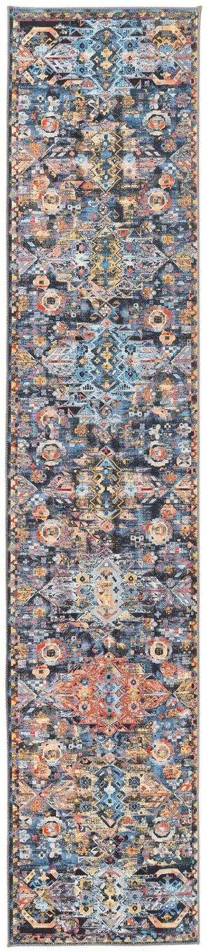 Washable Multicolor 2' 6 x 12' Timeless Runner Area Rug Easy to Clean Stain Resistant & Durable Traditional Classic Vintage Design Carpet for Sale at Rug Engine