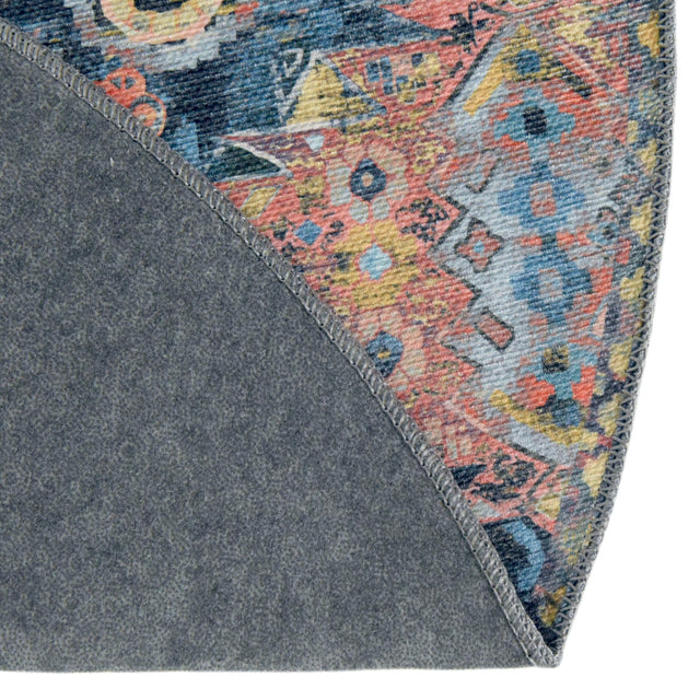 Washable Multicolor 7' 7 x 7' 7 Timeless Round Area Rug Easy to Clean Stain Resistant & Durable Traditional Classic Vintage Design Carpet for Sale at Rug Engine