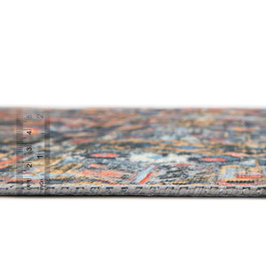Washable Multicolor 8' 4 x 12' Timeless Rectangle Area Rug Easy to Clean Stain Resistant & Durable Traditional Classic Vintage Design Carpet for Sale at Rug Engine