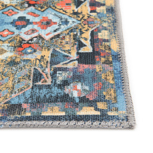 Washable Multicolor 2' x 3' Timeless Rectangle Area Rug Easy to Clean Stain Resistant & Durable Traditional Classic Vintage Design Carpet for Sale at Rug Engine